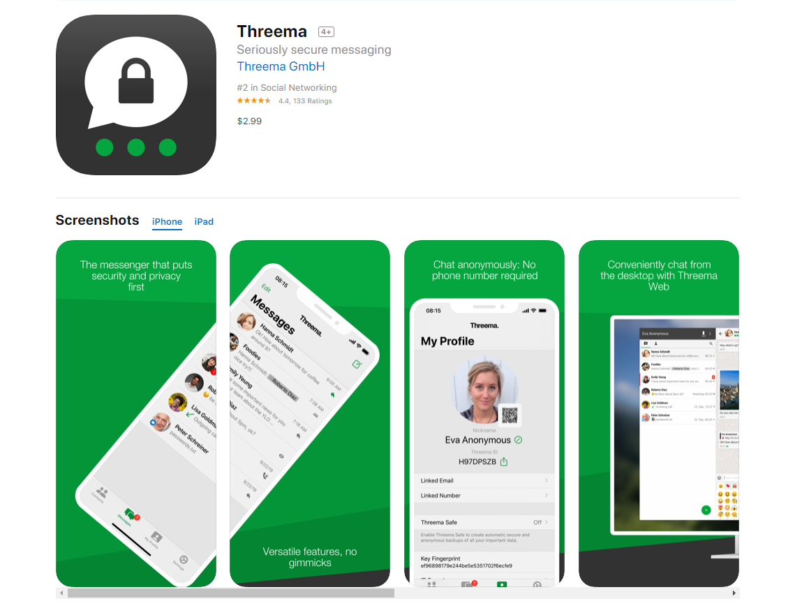 Threema app